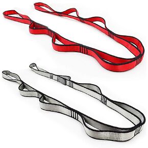 2Pcs Daisy Chain Multipurpose Anti-Gravity Yoga Belt, Climbing Rope, Hammock Rope - 23KN Double-Layer Adjustable Nylon Strap Rope Strong Daisy Chain in Saudi Arabia