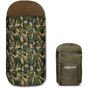 اكياس نوم للبالغين من بروتيكتونيك - كيس نوم 4 مواسم للطقس البارد والدافئ - كيس نوم مموه للتخييم والمشي لمسافات طويلة - كيس نوم عسكري خفيف الوزن ومحمول in Kuwait