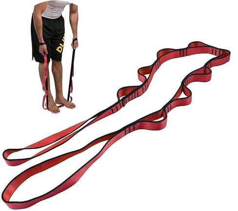 YOBEYI 2pcs Nylon Daisy Chain 6 Loop Adjustable Multipurpose Strap Rope 25kN Strong Climbing Straps 43 Inches for Yoga Swing Yoga Hammock Trapeze Ceiling Anchors Daisy Chains in Saudi Arabia