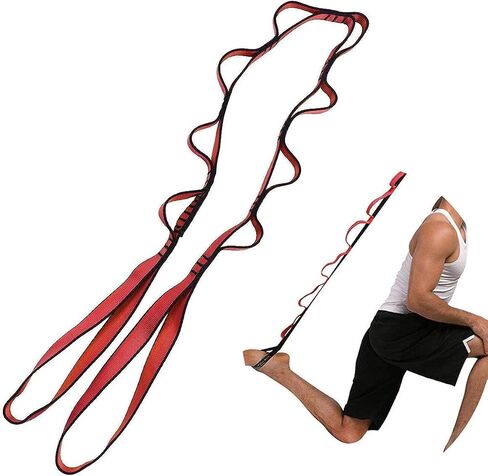 YOBEYI 2pcs Nylon Daisy Chain 6 Loop Adjustable Multipurpose Strap Rope 25kN Strong Climbing Straps 43 Inches for Yoga Swing Yoga Hammock Trapeze Ceiling Anchors Daisy Chains in Saudi Arabia