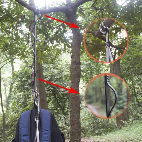 YOBEYI 2pcs Nylon Daisy Chain 6 Loop Adjustable Multipurpose Strap Rope 25kN Strong Climbing Straps 43 Inches for Yoga Swing Yoga Hammock Trapeze Ceiling Anchors Daisy Chains in Kuwait