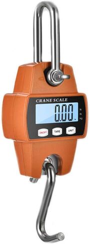 Hanging Weight Scale Industrial Heavy Duty for Farm, Hunting, Bow Draw Weight, Big Fish & Hoyer Lift with Accurate Sensor Digital, Professional (440LBS Orange) in Kuwait