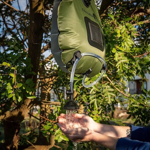 Portable Solar Camping Showers Bag for Hot Water, Solar Shower Bag 5 Gallons/20L, Solar Portable Showers for Camping, Portable Outdoor Shower Camping, Removable Hose and Switchable Shower Head in Saudi Arabia