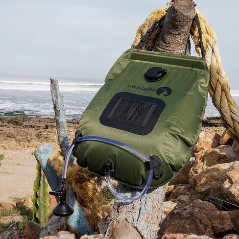 Portable Solar Camping Showers Bag for Hot Water, Solar Shower Bag 5 Gallons/20L, Solar Portable Showers for Camping, Portable Outdoor Shower Camping, Removable Hose and Switchable Shower Head in Saudi Arabia