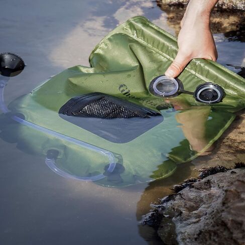 Portable Solar Camping Showers Bag for Hot Water, Solar Shower Bag 5 Gallons/20L, Solar Portable Showers for Camping, Portable Outdoor Shower Camping, Removable Hose and Switchable Shower Head in Saudi Arabia