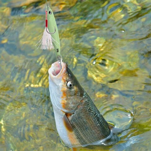 Fishing Jigs Metal Fishing Spoons Lures, Blade Bait Spinner Long Casting Jigging Spoon Lure Vertical Hard VIB Swimbait for Walleye Bass Trout Freshwater & Saltwater in Saudi Arabia