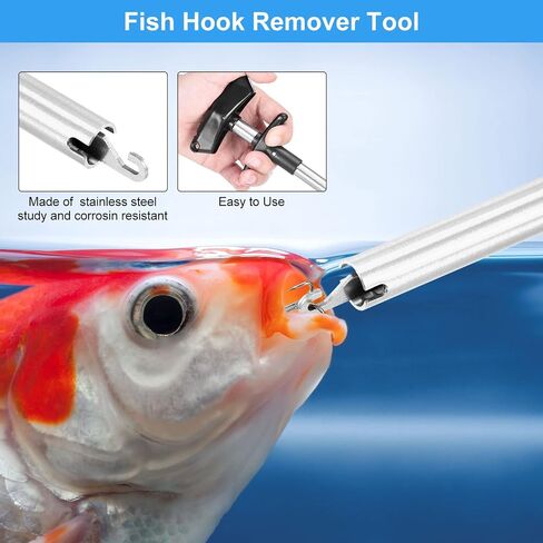 PATIKIL 1 Set Fishing Tools Kit, Small Fishing Pliers, Fish Lip Gripper, Lightweight Fish Hook Remover Tool for Saltwater Freshwater Fishing Gear in Saudi Arabia