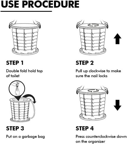 مرحاض التخييم من HALFMOONBEAR للسفر، مراحيض محمولة قابلة للتعديل، نونية بورتا قابلة للسحب للبالغين للتخييم في الهواء الطلق، مراحيض محمولة قابلة للطي للتخييم in Kuwait