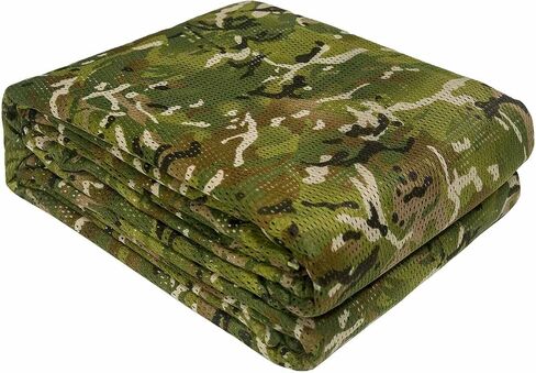 WINWAY Camo Netting Burlap Cradle Mesh Fabric - 75D Camouflage Netting for Hunting Blinds, Camping Military Tree Stands, Ground Cover,Decoration in Saudi Arabia