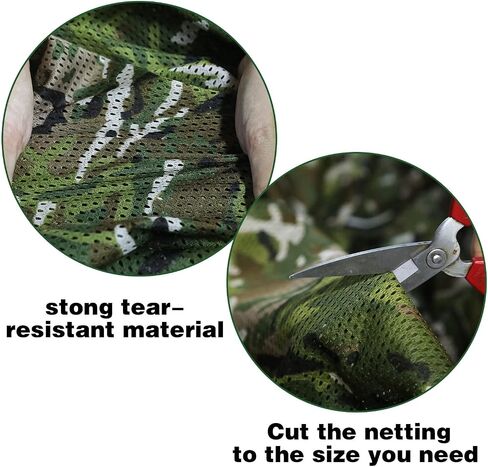 WINWAY Camo Netting Burlap Cradle Mesh Fabric - 75D Camouflage Netting for Hunting Blinds, Camping Military Tree Stands, Ground Cover,Decoration in Saudi Arabia