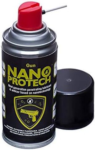 Nanoprotech Gun All Purpose Lube Avoid Metal Corrosion Fluid Film Firearm Lubrication Water Protection Smart Straw Spray Multi Use Lubricant Premium USA in Kuwait