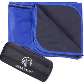REDCAMP Large Waterproof Stadium Blanket for Cold Weather, Soft Warm Fleece Camping Blanket Windproof for Outdoor Sports, Dark Blue | 79"x59"Soft Warm Fleece Camping Blanket Windproof for Outdoor Sports Events, Beach, Camping, Picnics, Dogs & Car in Saudi Arabia