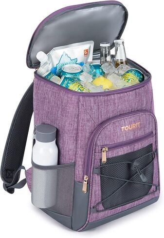 TOURIT Cooler Backpack Insulated Leakproof Backpack Cooler Lightweight for Picnics, Camping, Hiking, Beach, Trip in Kuwait