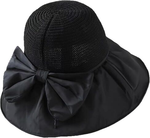 Women's Outdoor Sun Hats Foldable Wide Brim Beach Outdoor Hat Protection in Kuwait