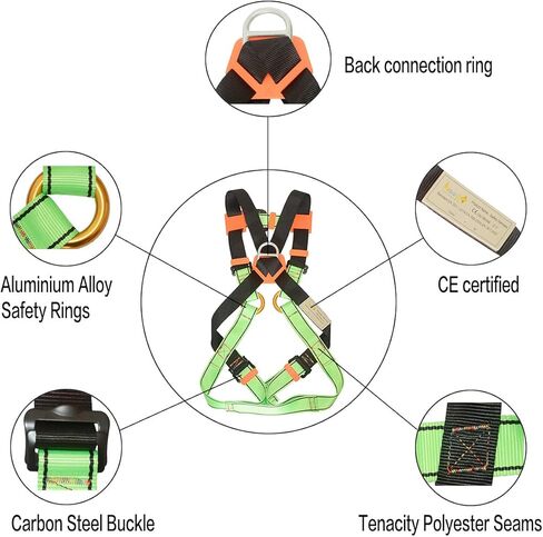 HeeJo Kids Body,Climbing Youth Safety Zipline Climbing Belts for Outdoor Expanding Training 7~13 Years in Kuwait