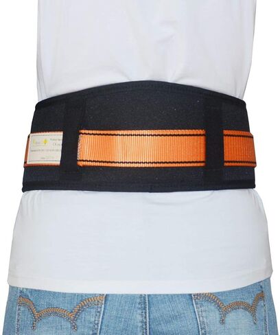 HeeJo Body Safety Belt with Waist Pad and Side 1 D-Ring, Personal Protective Equipment Safety Climbing, Rescue, Rappelling Large size in Kuwait