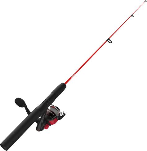 Zebco Dock Demon Spinning Reel or Spincast Reel and Fishing Rod Combo, 30-Inch Durable Fiberglass Rod, QuickSet Anti-Reverse Fishing Reel in Saudi Arabia