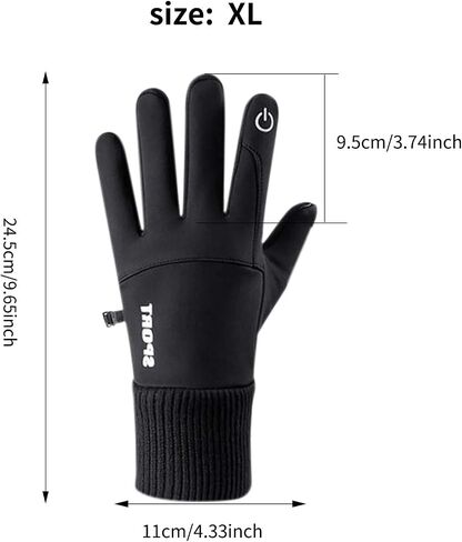 Women Outdoor Finger Full Lined Girls Gloves Winter Driving Ladies Heat Glove Gloves Warm Cable Knit Elastic Cuff in Saudi Arabia