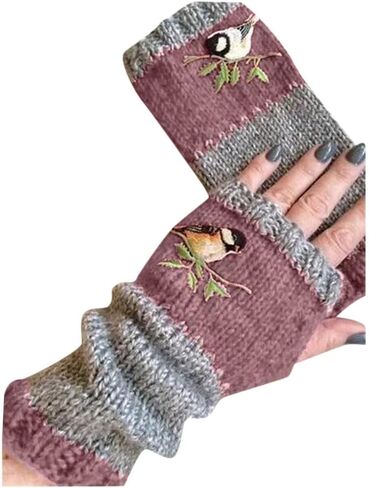 Women Outdoor Finger Full Lined Girls Gloves Winter Driving Ladies Heat Glove Gloves Warm Cable Knit Elastic Cuff in Saudi Arabia