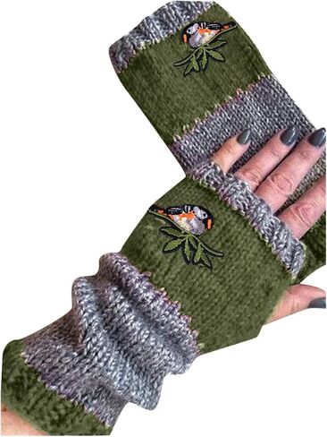 Women Outdoor Finger Full Lined Girls Gloves Winter Driving Ladies Heat Glove Gloves Warm Cable Knit Elastic Cuff in Saudi Arabia