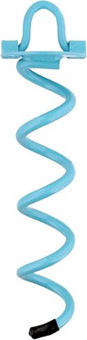 7Penn Spiral Ground Anchors - 10 Inch Orange Tent Stakes Heavy Duty Ground Screw Anchor Twist Stakes, 4 Pack in Kuwait