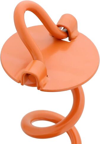 7Penn Spiral Ground Anchors - 10 Inch Orange Tent Stakes Heavy Duty Ground Screw Anchor Twist Stakes, 4 Pack in Kuwait