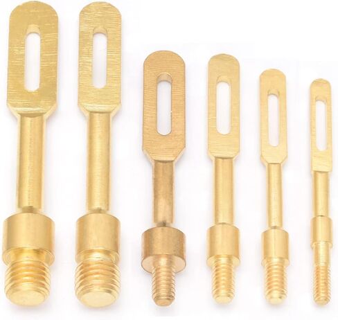 Yutoner Solid Brass Gun Cleaning Jag Set, Gun Cleaning Jag, Gun Bore Brush, Solid Brass Slotted Tip in Kuwait