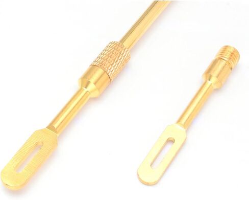 Yutoner Solid Brass Gun Cleaning Jag Set, Gun Cleaning Jag, Gun Bore Brush, Solid Brass Slotted Tip in Kuwait