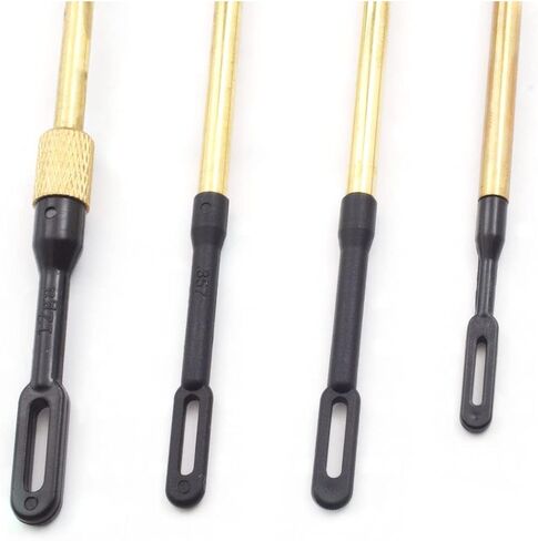 Yutoner Solid Brass Gun Cleaning Jag Set, Gun Cleaning Jag, Gun Bore Brush, Solid Brass Slotted Tip in Kuwait