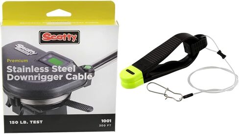 Scotty #1001 Premium Stainless Steel Replacement Downrigger Cable 300-Foot Spool in Saudi Arabia