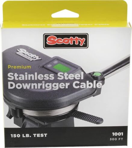 Scotty #1001 Premium Stainless Steel Replacement Downrigger Cable 300-Foot Spool in Saudi Arabia