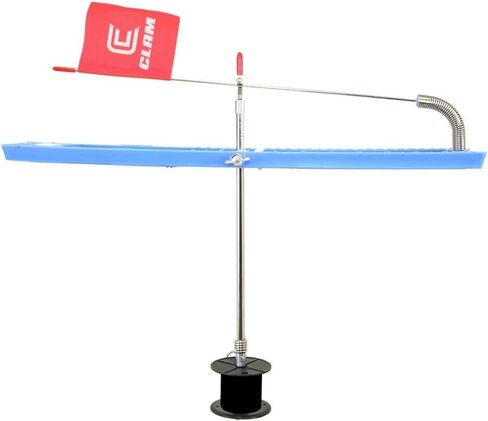 CLAM (CLAM0 Blue Ice Pike Tip Up (Extra Large Spool), One Size, Multi in Saudi Arabia
