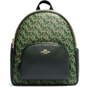 حقيبة ظهر نسائية من COACH (أخضر مونوجرام) in Kuwait