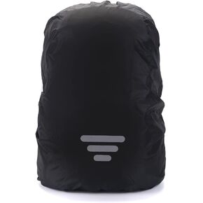 غطاء مطر لحقيبة الظهر المقاومة للماء من Graunton مع حزام عاكس، أشرطة بإبزيم متقاطع قابلة للتعديل ومضادة للانزلاق، غطاء حقيبة ظهر خارجي للمشي لمسافات طويلة والتخييم والسفر وركوب الدراجات، (15-90 لتر) in Kuwait