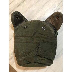 Military US Army 1 QT QUART CANTEEN COVER 1QT POUCH CARRIER OD w Clips GC in Saudi Arabia
