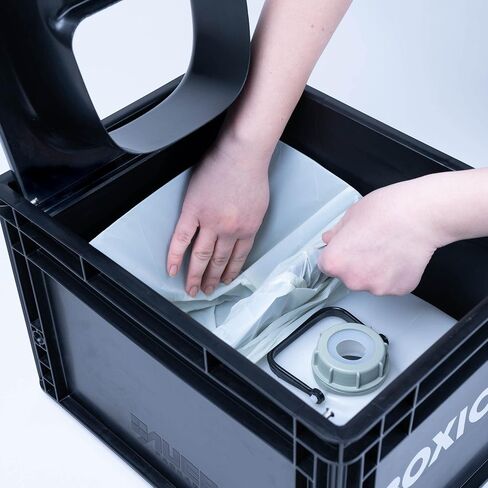 BOXIO Toilet - Portable Toilet, Camping Toilet, composting Toilet for car Camping, Boat or Camping. Mini Camping Toilet: 14,7" x 11,8" x 11,0" Made in Germany. in Kuwait
