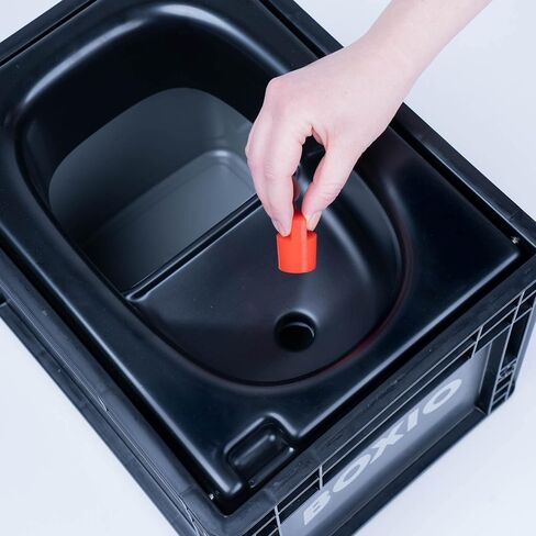 BOXIO Toilet - Portable Toilet, Camping Toilet, composting Toilet for car Camping, Boat or Camping. Mini Camping Toilet: 14,7" x 11,8" x 11,0" Made in Germany. in Kuwait