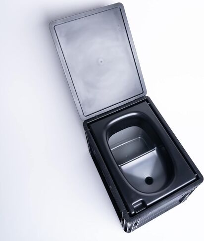 BOXIO Toilet - Portable Toilet, Camping Toilet, composting Toilet for car Camping, Boat or Camping. Mini Camping Toilet: 14,7" x 11,8" x 11,0" Made in Germany. in Kuwait