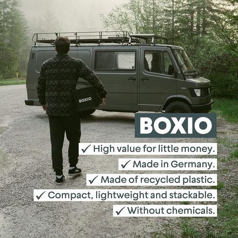 BOXIO Toilet - Portable Toilet, Camping Toilet, composting Toilet for car Camping, Boat or Camping. Mini Camping Toilet: 14,7" x 11,8" x 11,0" Made in Germany. in Kuwait