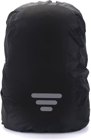 غطاء مطر لحقيبة الظهر المقاومة للماء من Graunton مع حزام عاكس، أشرطة بإبزيم متقاطع قابلة للتعديل ومضادة للانزلاق، غطاء حقيبة ظهر خارجي للمشي لمسافات طويلة والتخييم والسفر وركوب الدراجات، (15-90 لتر) in Kuwait