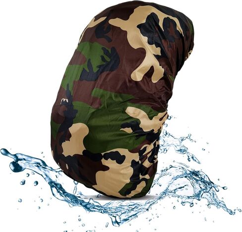 غطاء للمطر على الظهر من Storvyllf، عبوتين من غطاء حقيبة الظهر المقاوم للماء (35-50 لتر) للمشي لمسافات طويلة والتخييم والسفر وركوب الدراجات في الهواء الطلق، خفيف الوزن وصغير الحجم وقابل للحمل in Kuwait