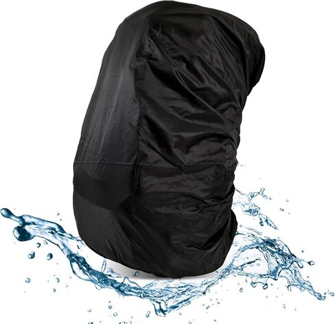 غطاء للمطر على الظهر من Storvyllf، عبوتين من غطاء حقيبة الظهر المقاوم للماء (35-50 لتر) للمشي لمسافات طويلة والتخييم والسفر وركوب الدراجات في الهواء الطلق، خفيف الوزن وصغير الحجم وقابل للحمل in Kuwait