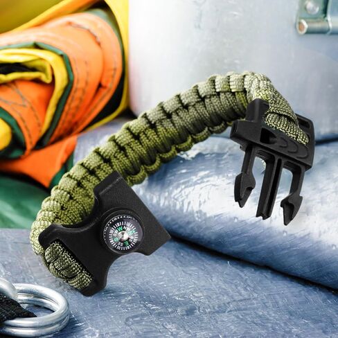 Jexine 50 Pcs Compass Buckle Clips Plastic Paracord Buckles in Kuwait