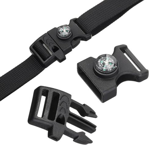 Jexine 50 Pcs Compass Buckle Clips Plastic Paracord Buckles in Kuwait