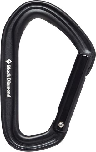 Black Diamond Equipment Hotforge Straight Gate - Black in Saudi Arabia