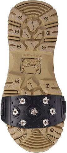 مرابط الجليد للأحذية والأحذية طويلة الرقبة، مقابض أحذية الثلج الجر، أحذية مضادة للانزلاق ذات 7 نقاط مدببة لأحذية المشي لمسافات طويلة، مقابض الثلج الجليدي للمشي لمسافات طويلة الخفيفة وتسلق صيد الأسماك على الجليد والمشي والركض وتسلق الجبال in Kuwait