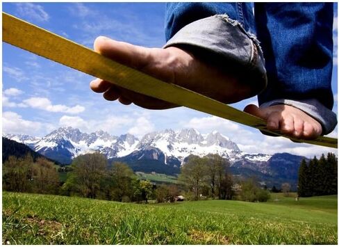 حبل المشي الكلاسيكي Slackline 15 متر/49 قدم 15 متر حبل مشدود + حقيبة جديدة in Kuwait