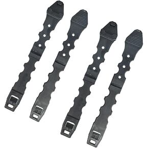 Aekvinks 4 Packs Tactical MOLLE Malice Clips Short Coyote 5.9in
