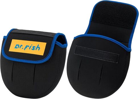 Dr.Fish Spinning Reel Cover, Fits 1000-3000, with 2 Round Baitcast Reel Cover Neoprene Fishing Reel Bag with Handle Slot, Spinning Reel Storage Case Pouch Reel Accessories in Saudi Arabia