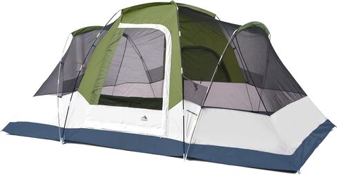 8 Person Camping Tents, 14’ X 8’ X 72'', Easy Set Up,Waterproof Family Tent for Outdoors & Travel with Large Mesh Windows in Saudi Arabia